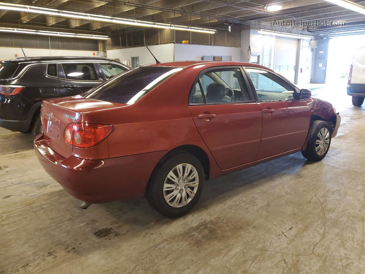 2005 Toyota Corolla Ce Red vin: 2T1BR32E45C332786