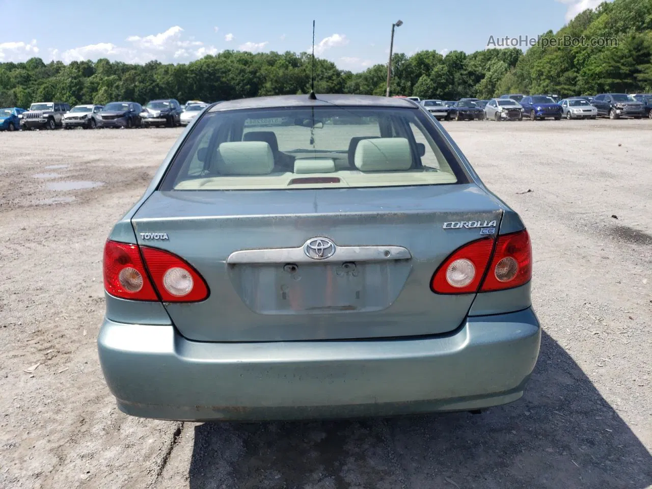 2005 Toyota Corolla Ce Blue vin: 2T1BR32E45C479335