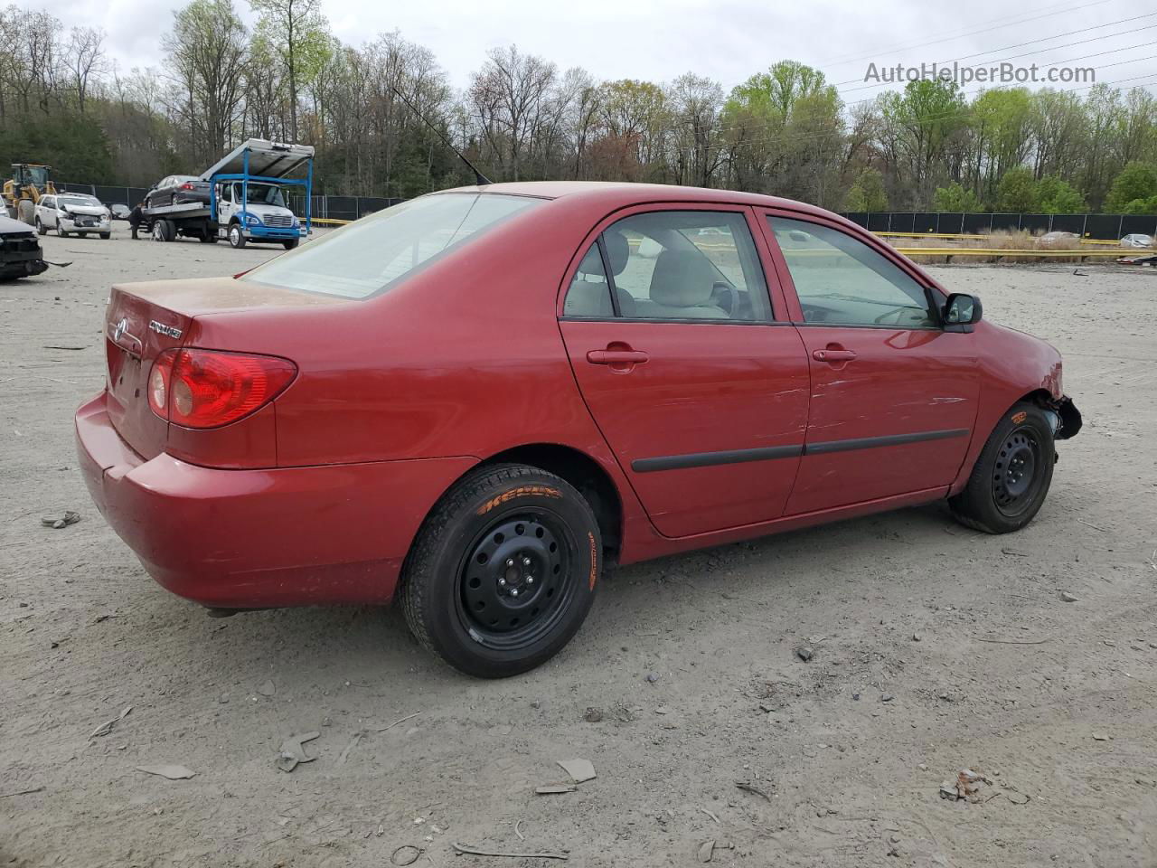 2008 Toyota Corolla Ce Red vin: 2T1BR32E48C867847