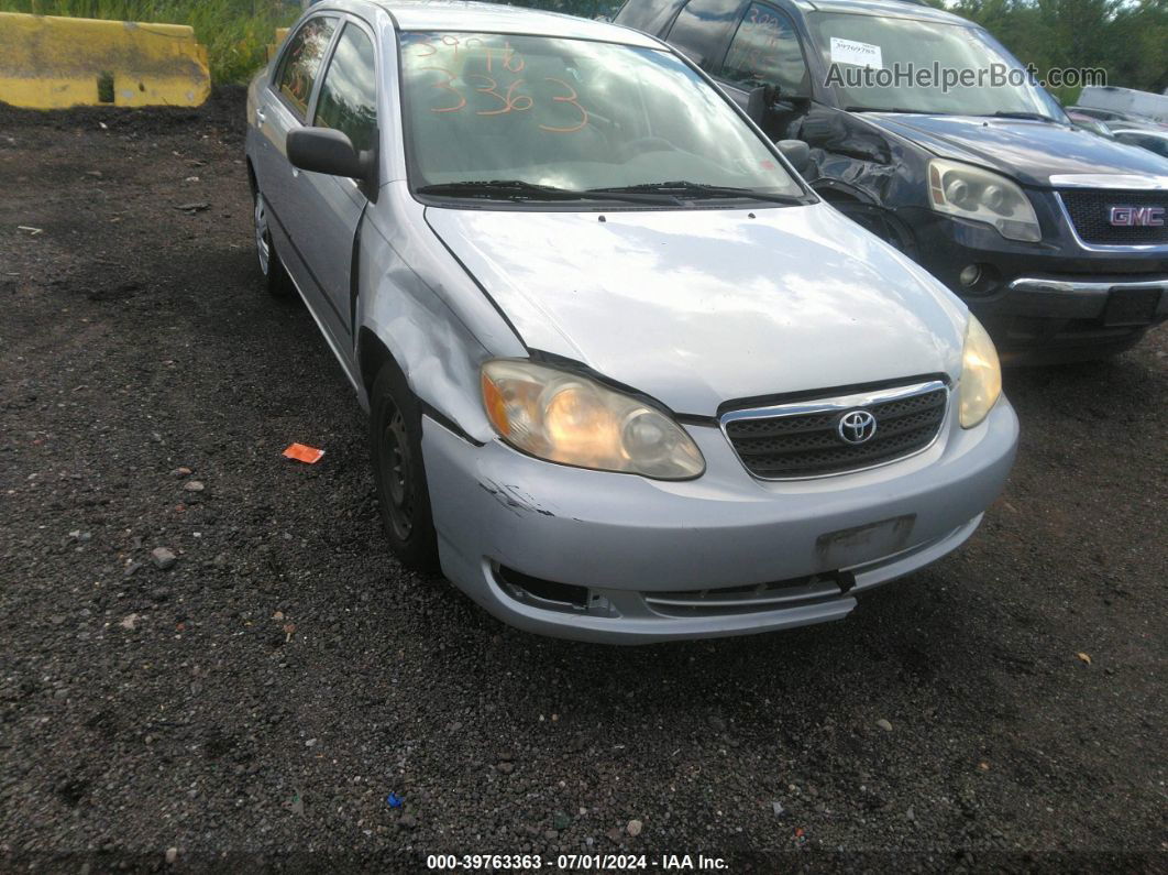 2008 Toyota Corolla Ce Gray vin: 2T1BR32E48C887662