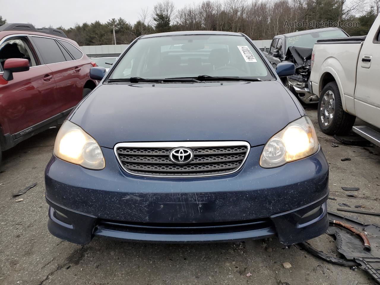 2008 Toyota Corolla Ce Blue vin: 2T1BR32E48C910650