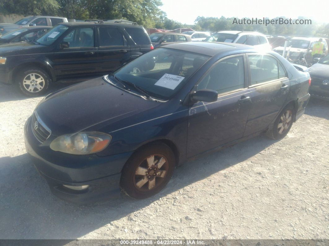 2008 Toyota Corolla S Blue vin: 2T1BR32E48C925987