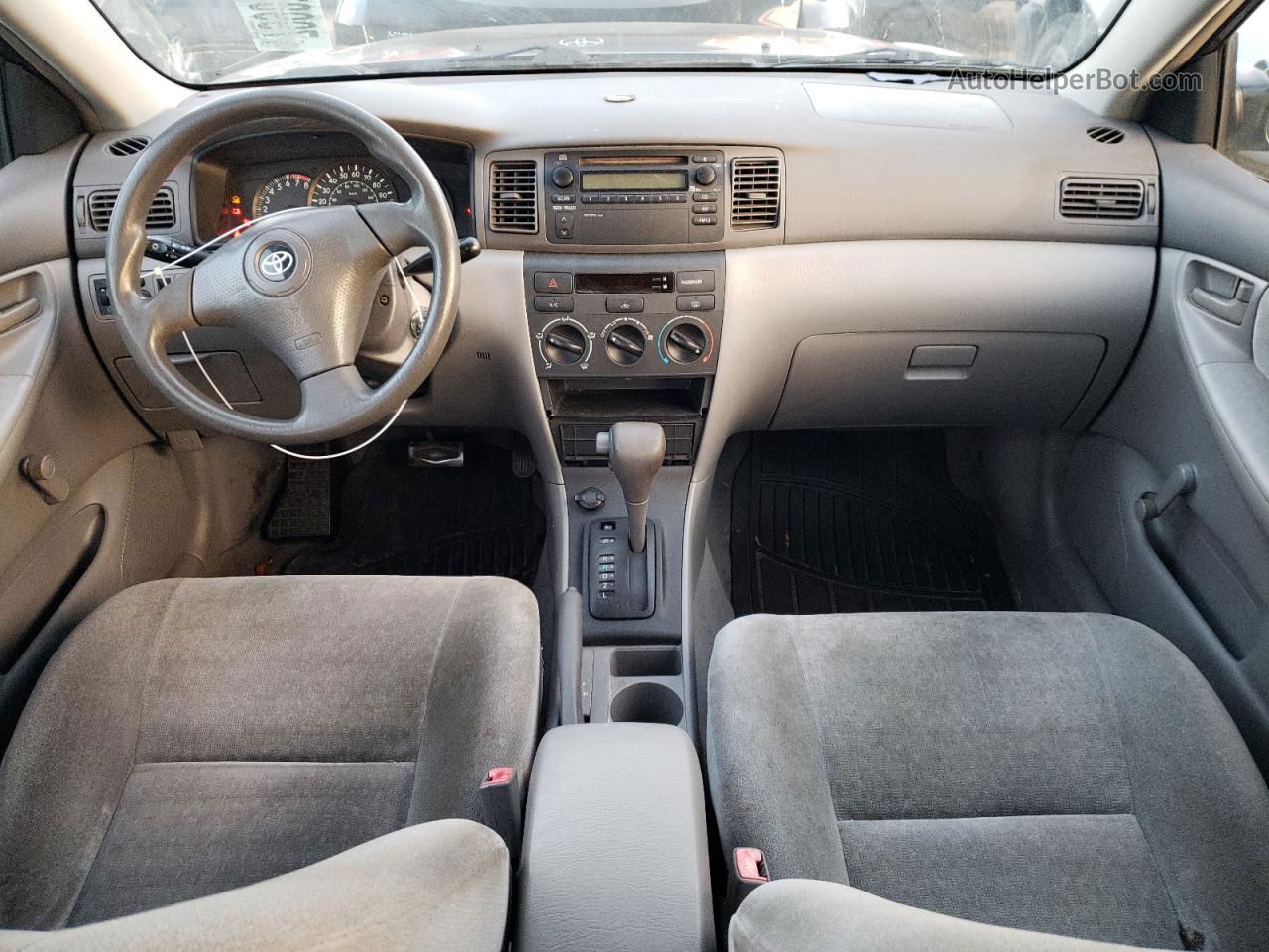 2003 Toyota Corolla Ce Gray vin: 2T1BR32E53C047320