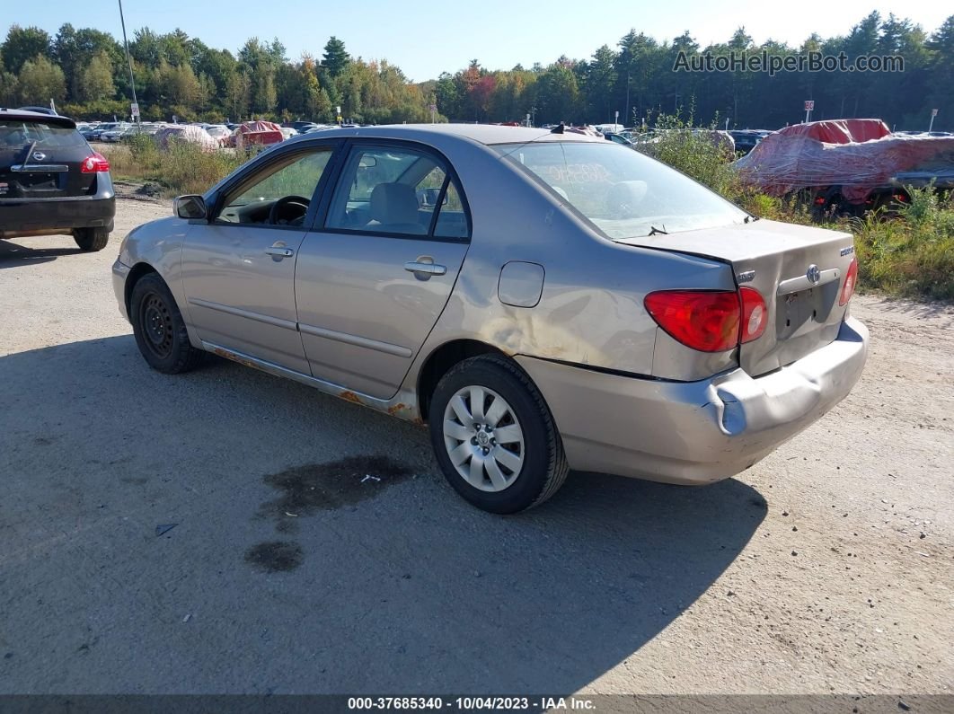 2003 Toyota Corolla Le Gold vin: 2T1BR32E53C084223