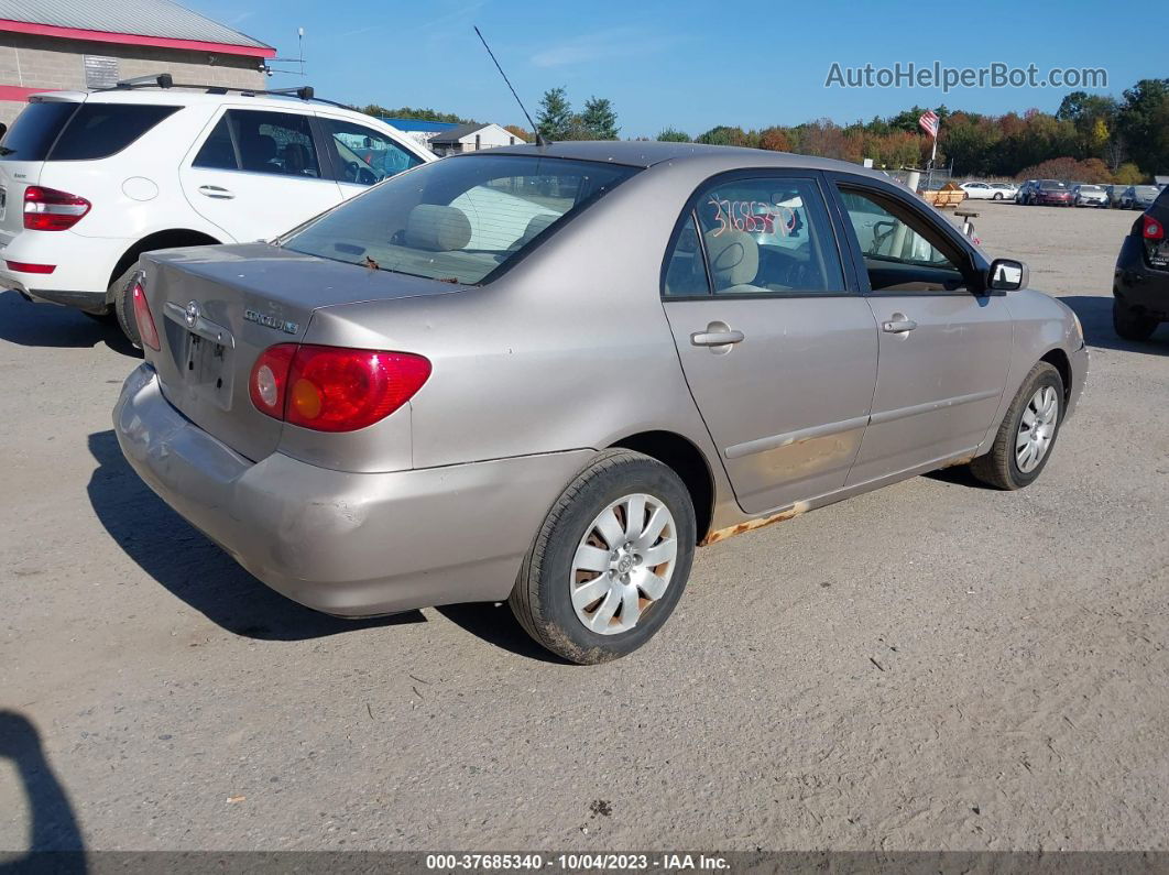 2003 Toyota Corolla Le Gold vin: 2T1BR32E53C084223