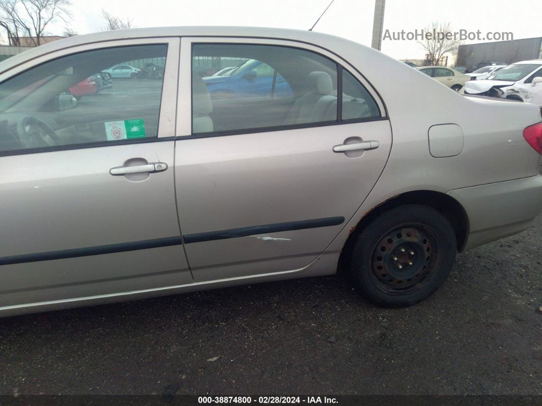 2003 Toyota Corolla Ce Tan vin: 2T1BR32E53C091107