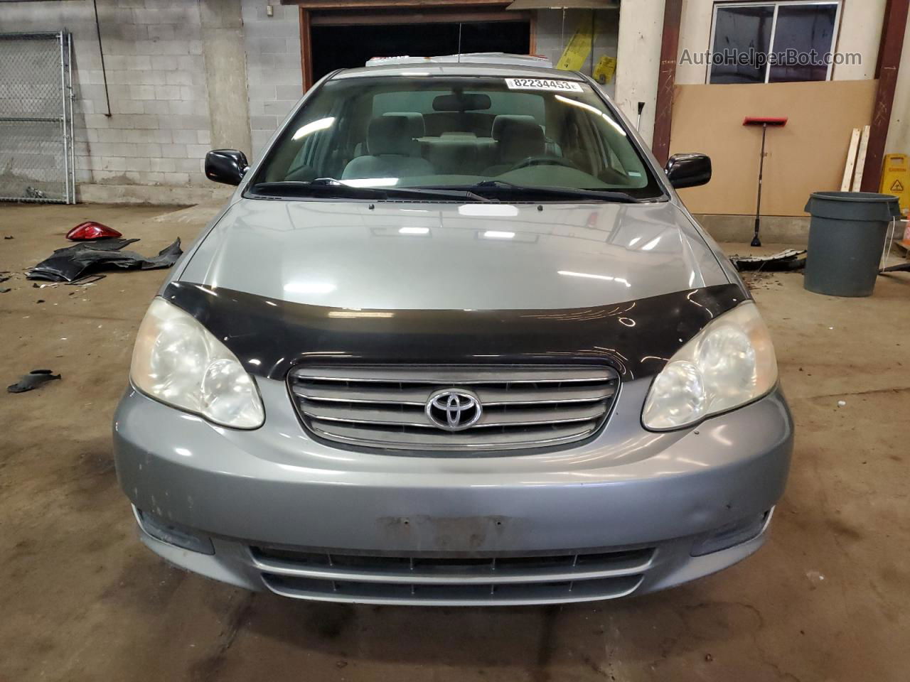 2003 Toyota Corolla Ce Gray vin: 2T1BR32E53C706786