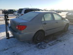 2003 Toyota Corolla Ce Gray vin: 2T1BR32E53C750870