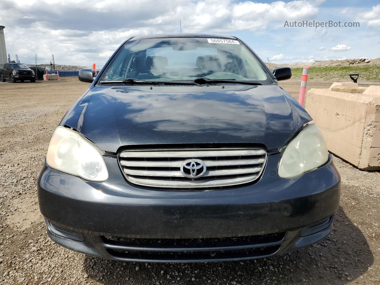 2003 Toyota Corolla Ce Black vin: 2T1BR32E53C755776