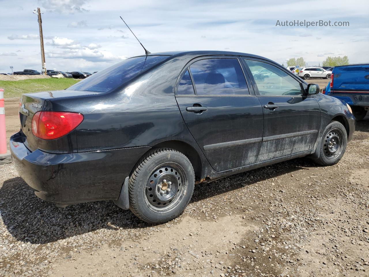 2003 Toyota Corolla Ce Black vin: 2T1BR32E53C755776