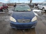 2003 Toyota Corolla Ce Синий vin: 2T1BR32E53C763165