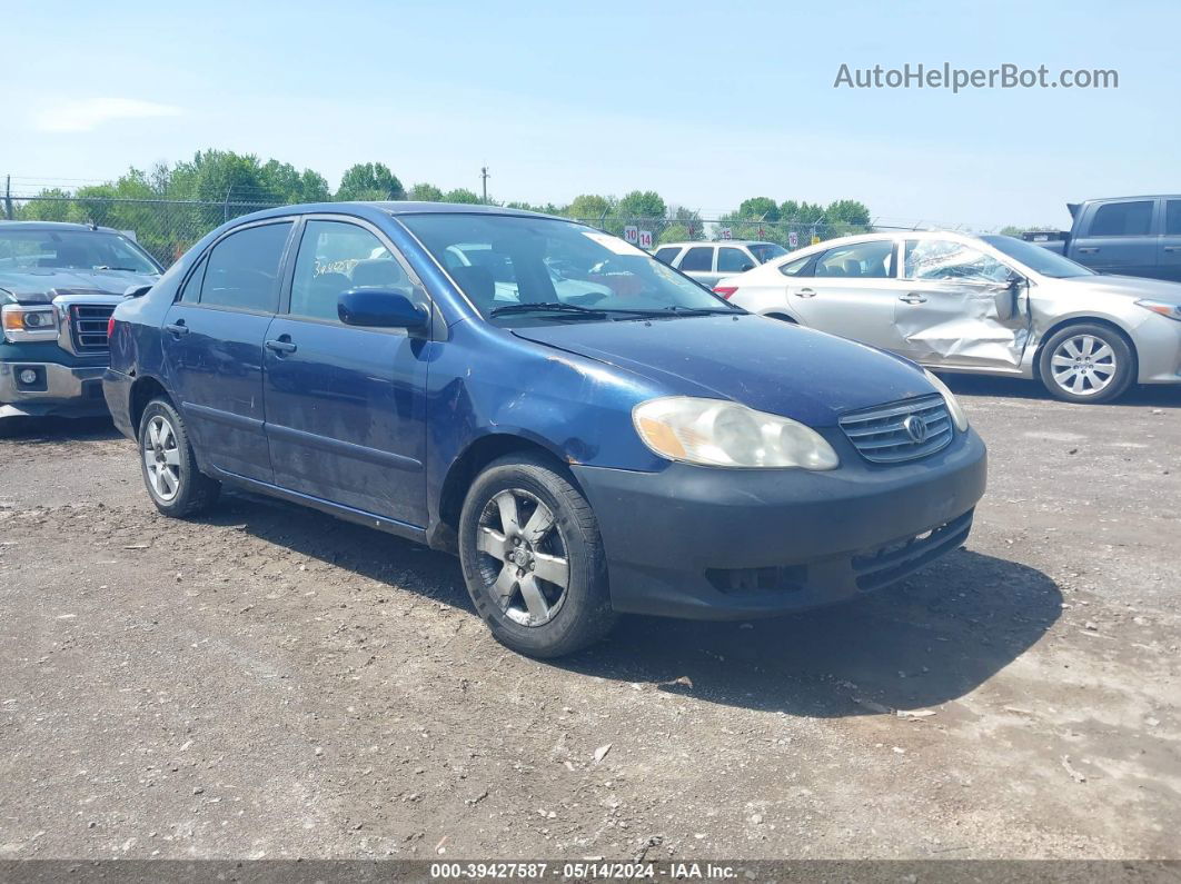 2004 Toyota Corolla S Синий vin: 2T1BR32E54C203583