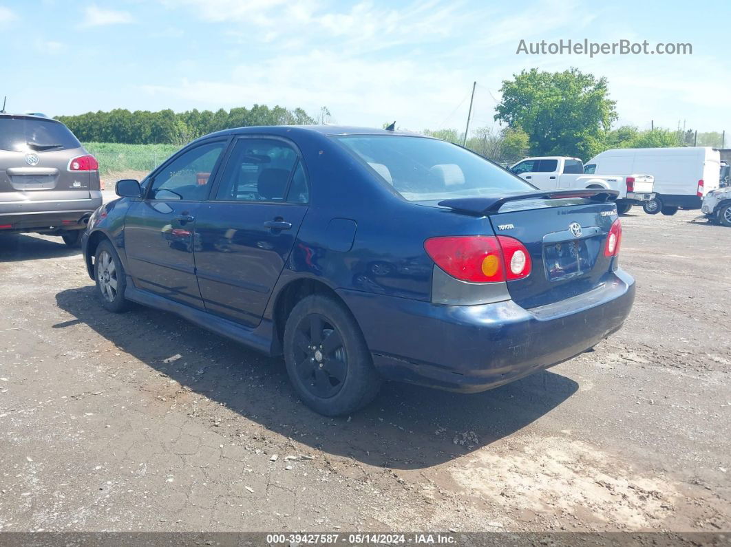 2004 Toyota Corolla S Синий vin: 2T1BR32E54C203583