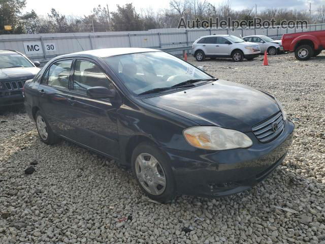 2004 Toyota Corolla Ce Black vin: 2T1BR32E54C216382