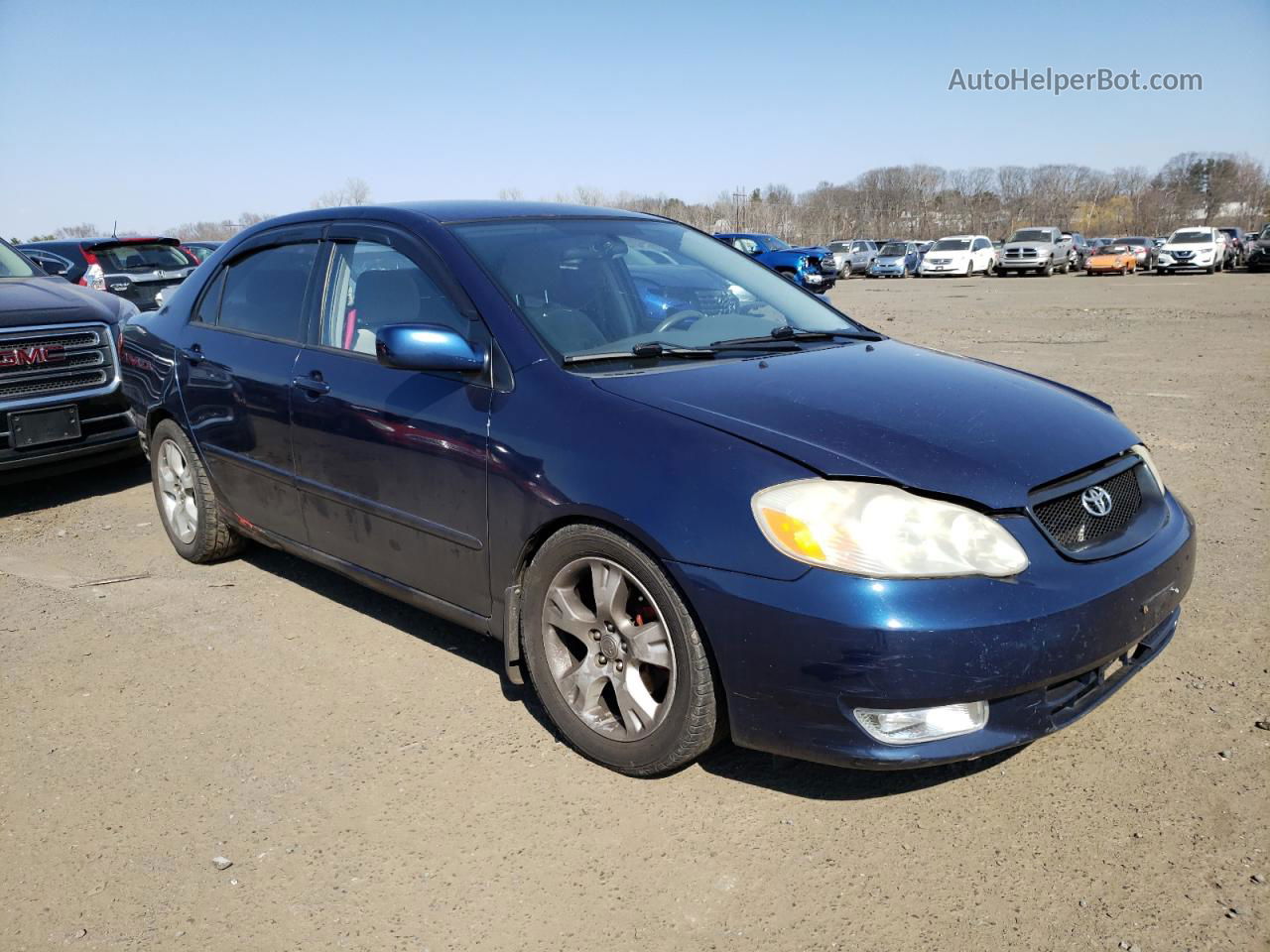 2004 Toyota Corolla Ce Blue vin: 2T1BR32E54C248295