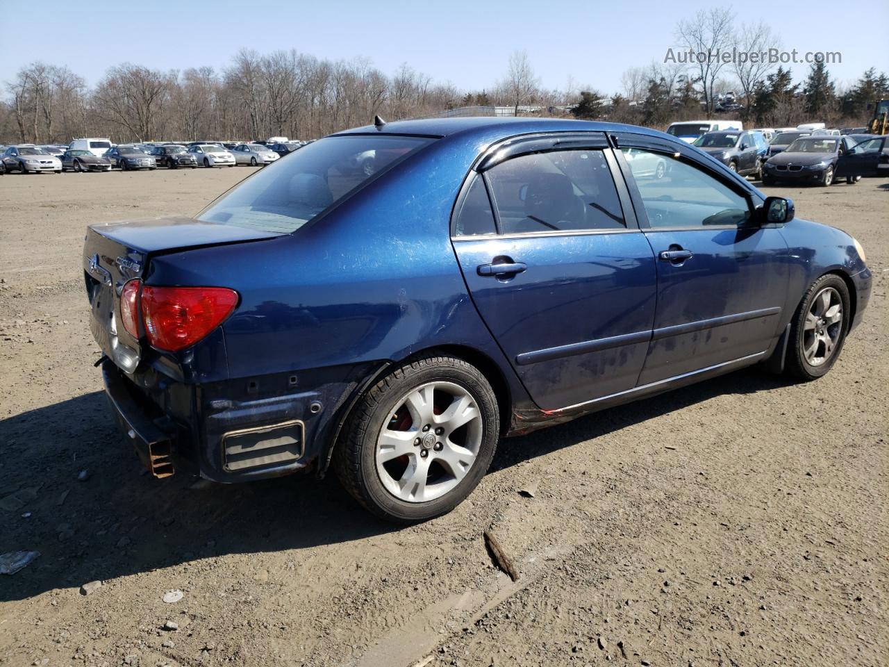 2004 Toyota Corolla Ce Синий vin: 2T1BR32E54C248295