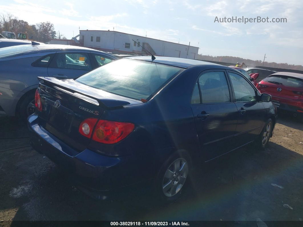 2004 Toyota Corolla S Blue vin: 2T1BR32E54C308074