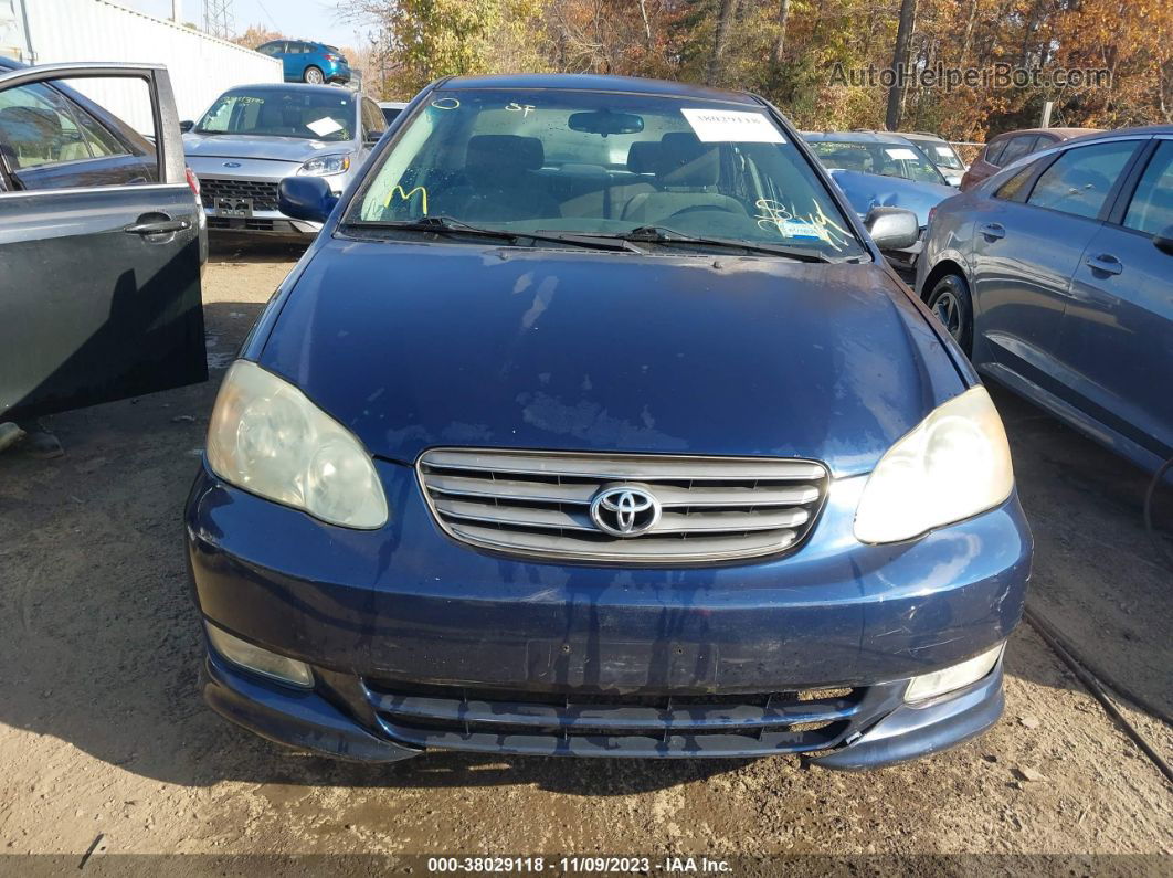 2004 Toyota Corolla S Blue vin: 2T1BR32E54C308074