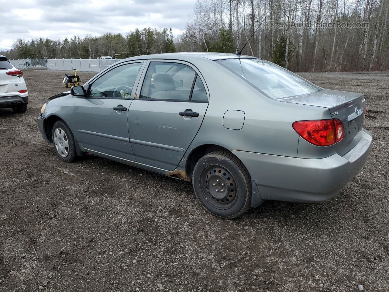 2004 Toyota Corolla Ce Gray vin: 2T1BR32E54C813418