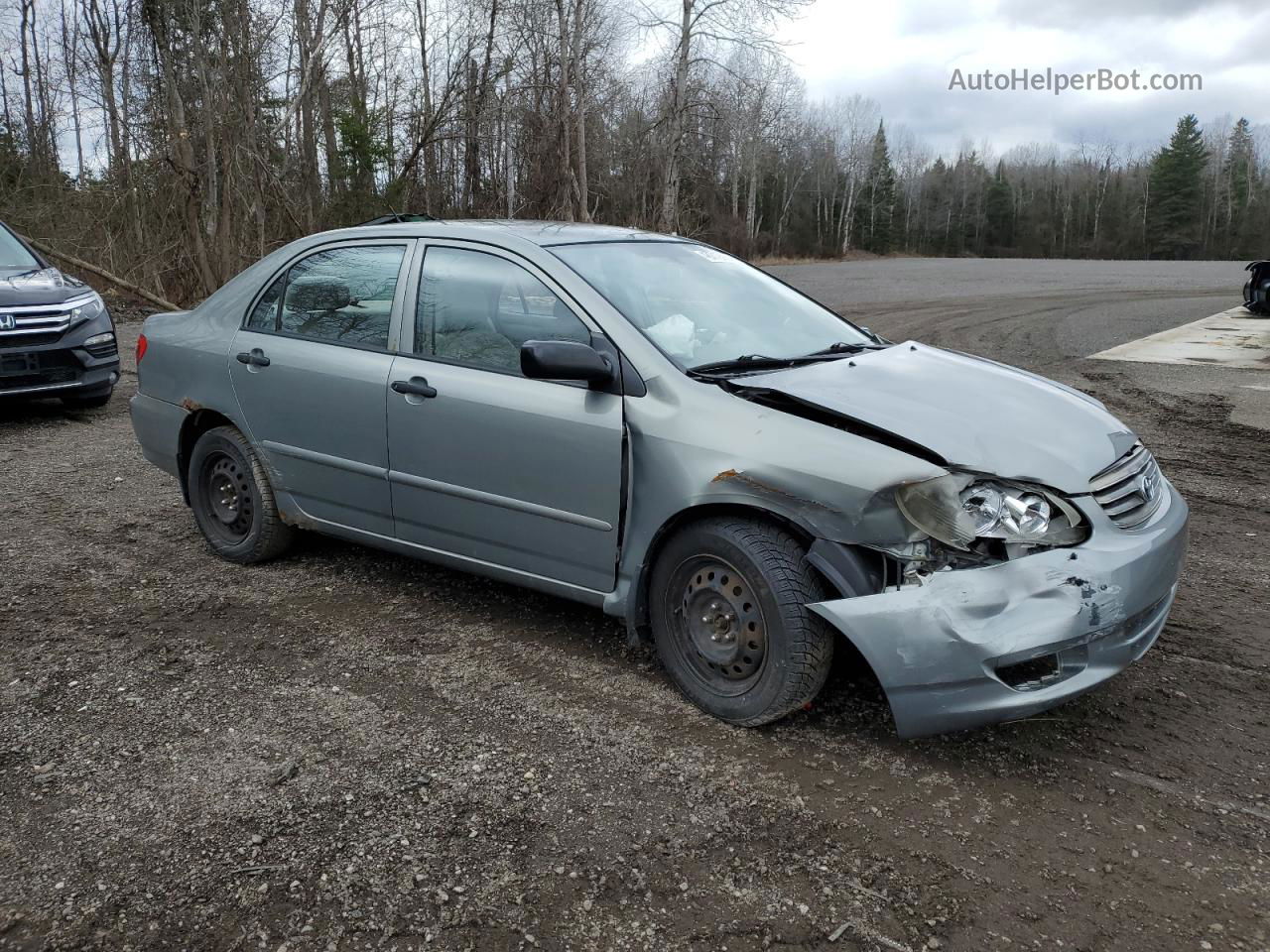 2004 Toyota Corolla Ce Серый vin: 2T1BR32E54C813418