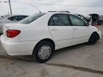 2005 Toyota Corolla Ce White vin: 2T1BR32E55C391300