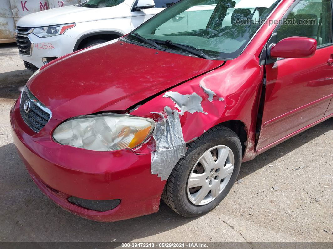 2005 Toyota Corolla Le Red vin: 2T1BR32E55C499965