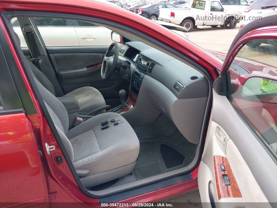 2005 Toyota Corolla Le Red vin: 2T1BR32E55C499965