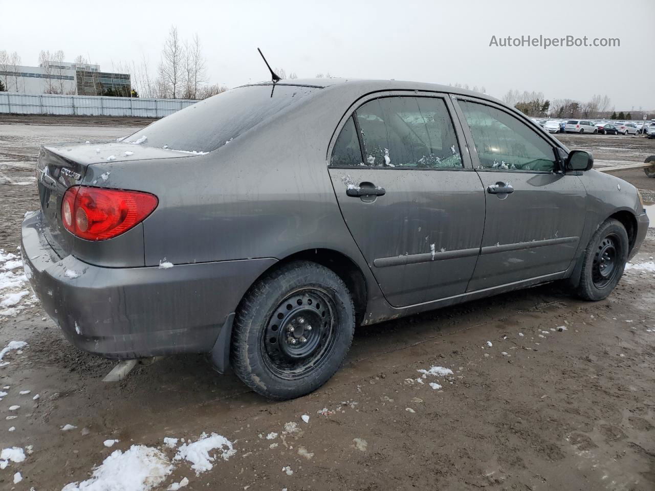 2008 Toyota Corolla Ce Gray vin: 2T1BR32E58C869106