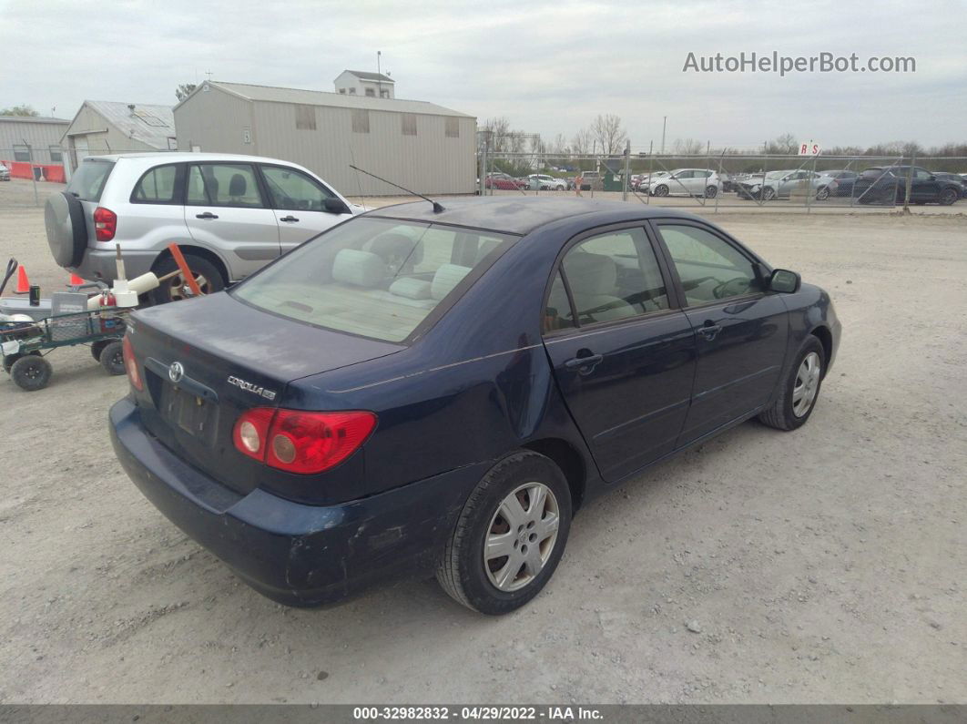 2008 Toyota Corolla Ce/s/le Blue vin: 2T1BR32E58C869462