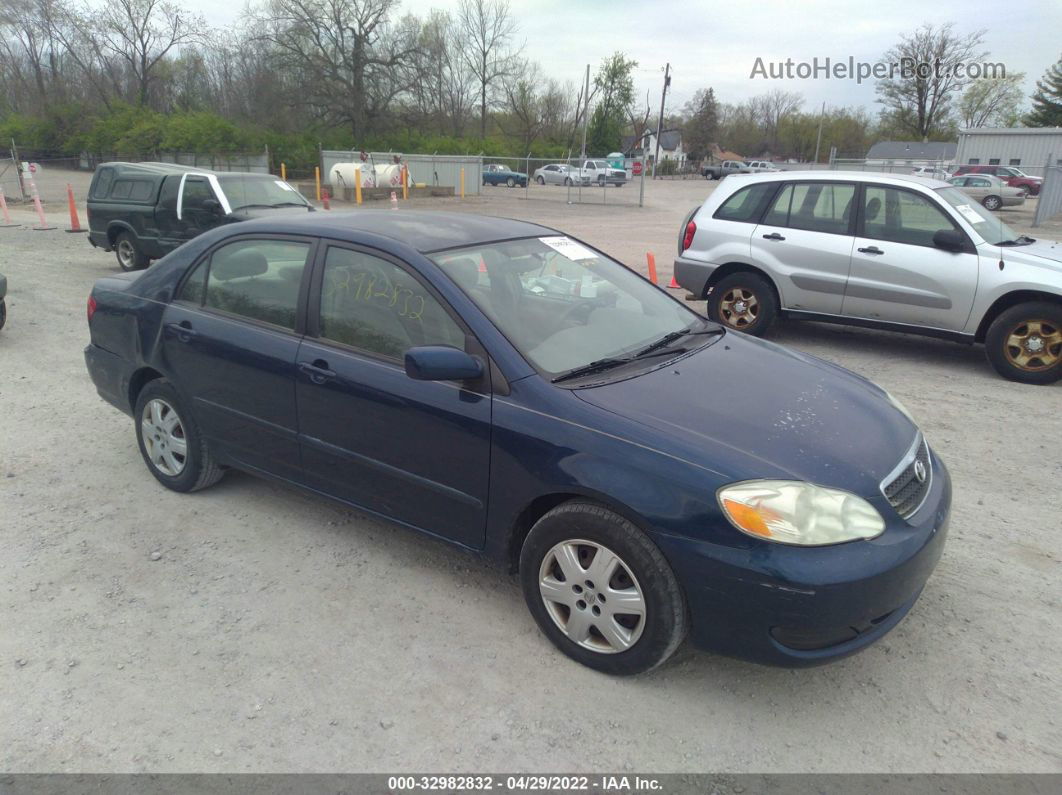 2008 Toyota Corolla Ce/s/le Blue vin: 2T1BR32E58C869462