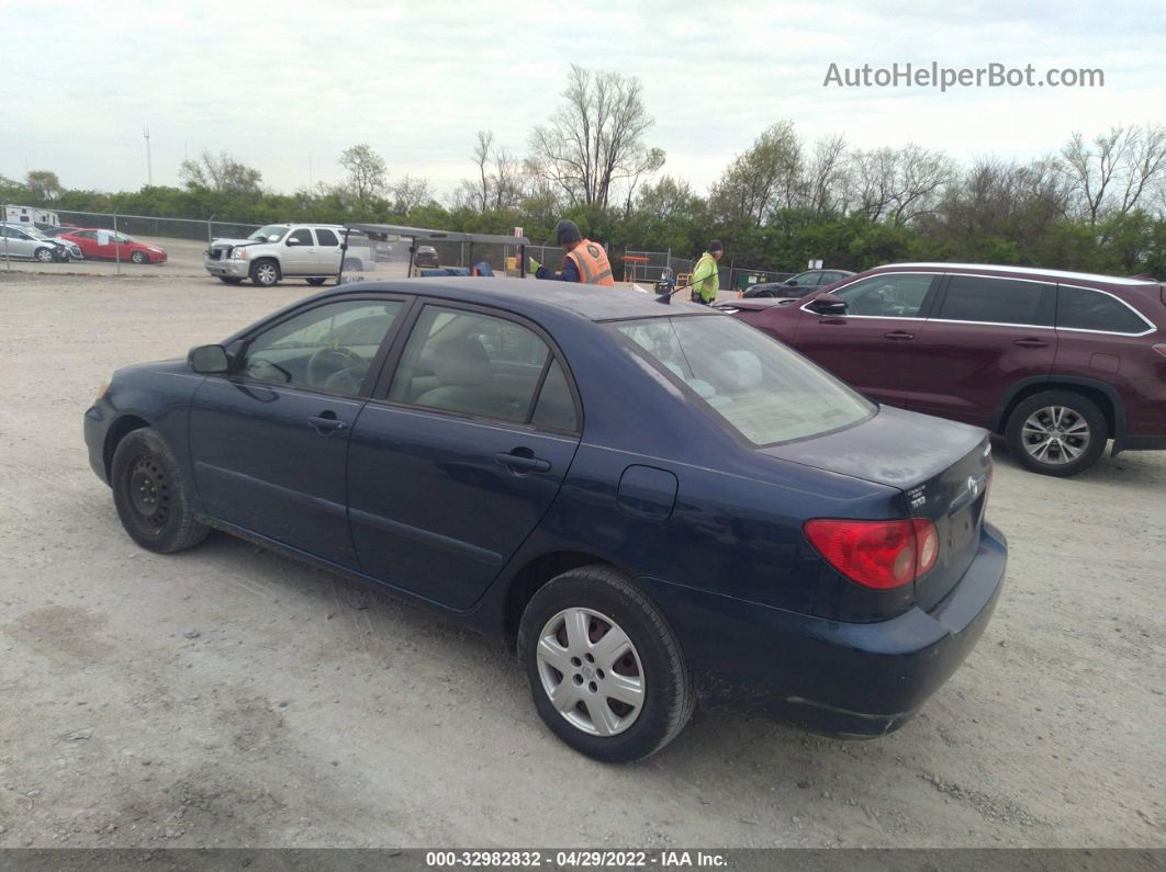 2008 Toyota Corolla Ce/s/le Blue vin: 2T1BR32E58C869462