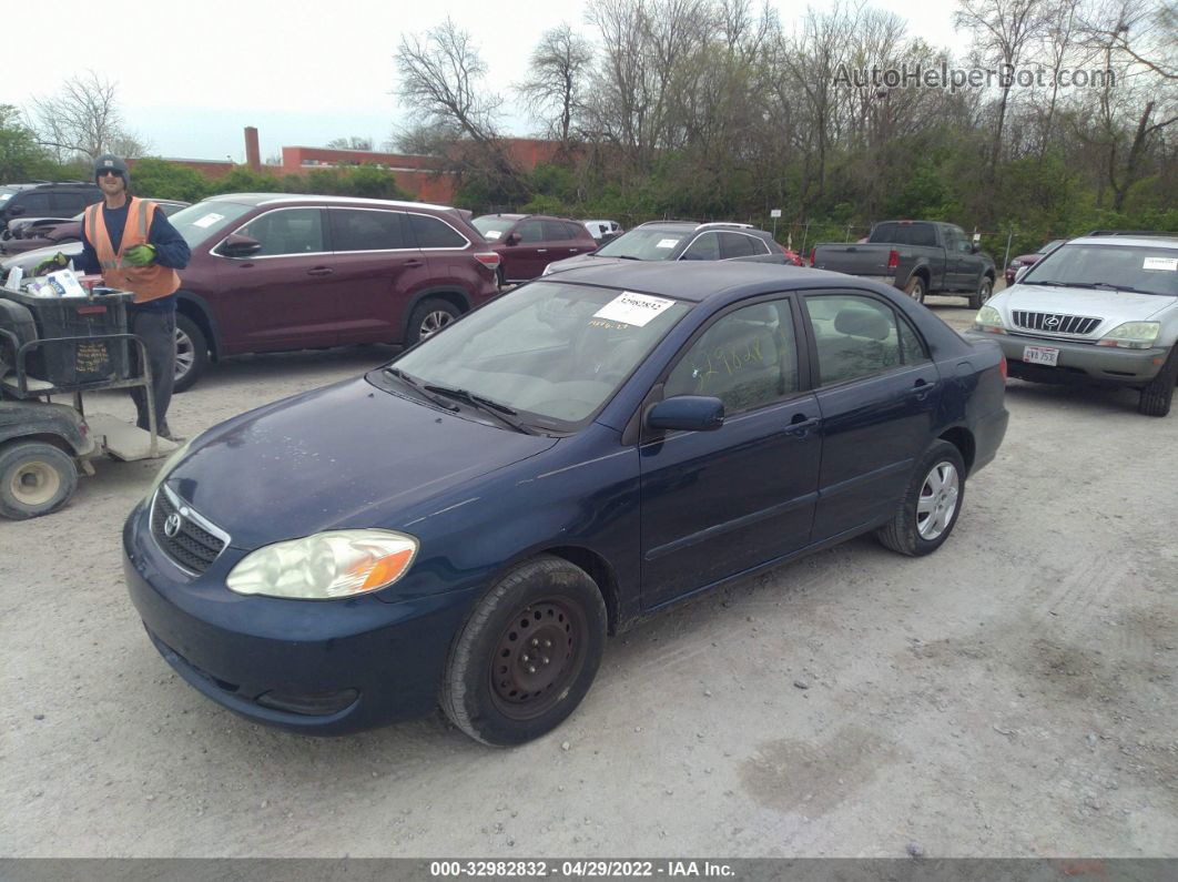 2008 Toyota Corolla Ce/s/le Blue vin: 2T1BR32E58C869462