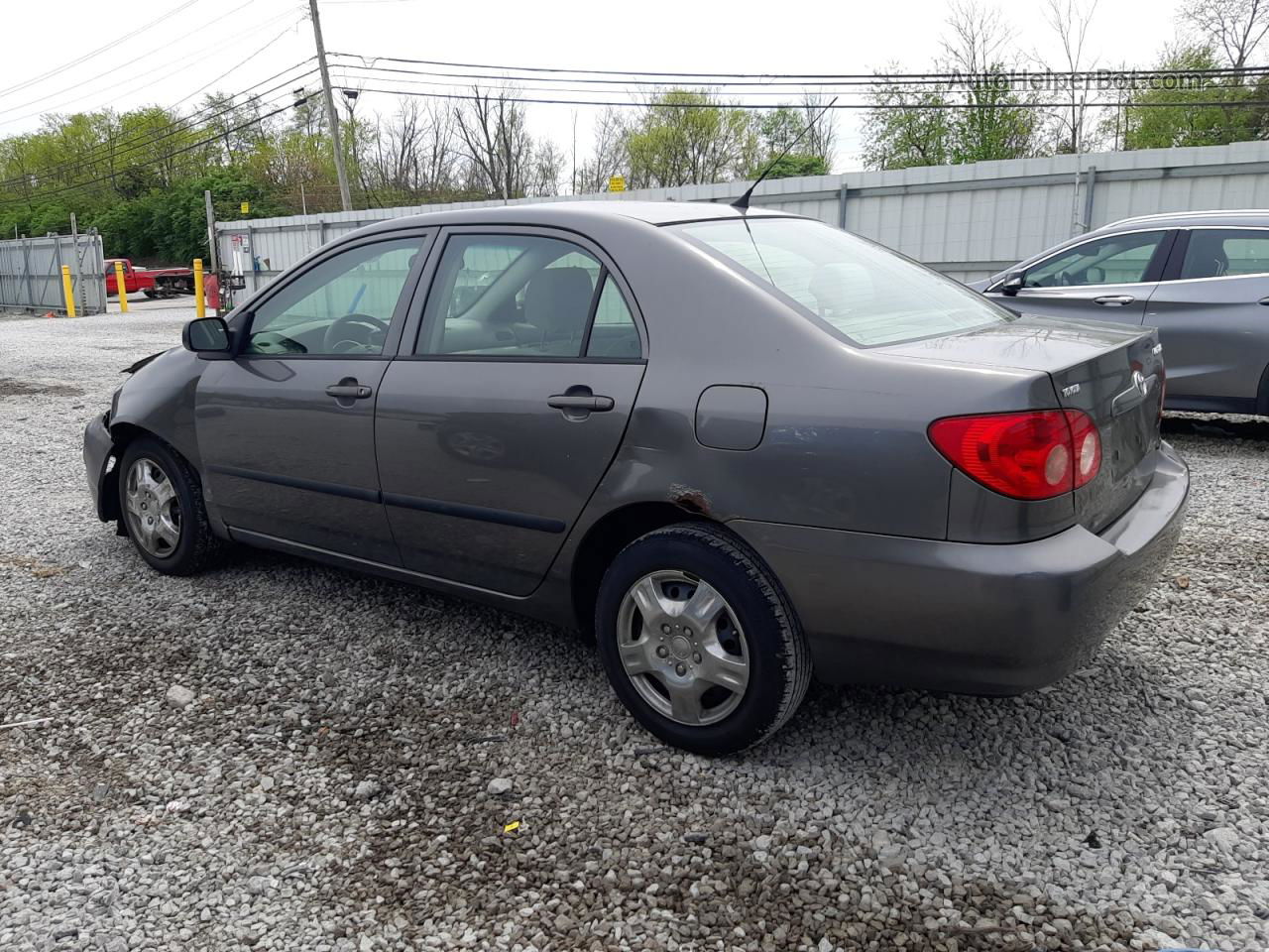 2008 Toyota Corolla Ce Gray vin: 2T1BR32E58C873799