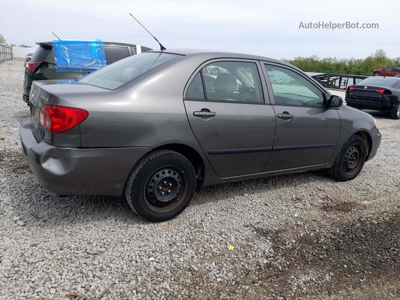 2008 Toyota Corolla Ce Серый vin: 2T1BR32E58C873799