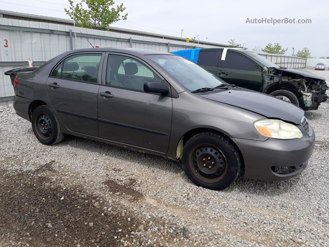 2008 Toyota Corolla Ce Gray vin: 2T1BR32E58C873799