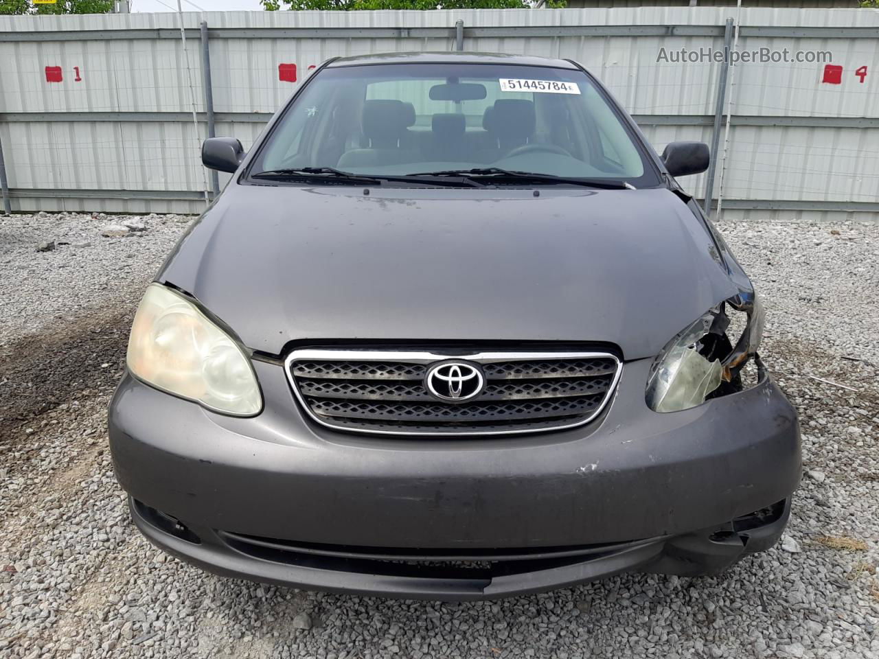 2008 Toyota Corolla Ce Gray vin: 2T1BR32E58C873799