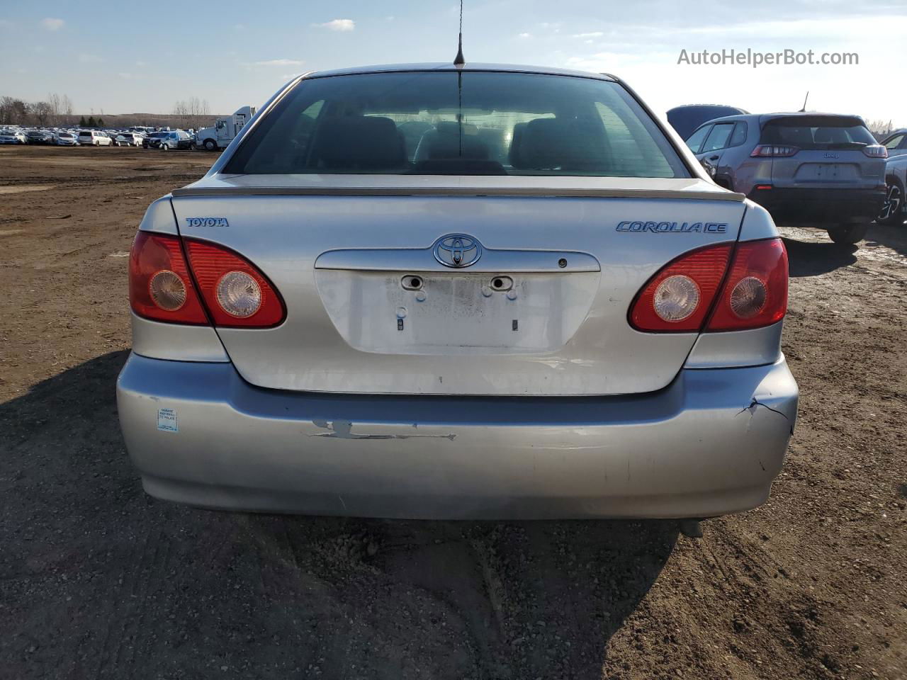 2008 Toyota Corolla Ce Silver vin: 2T1BR32E58C878842