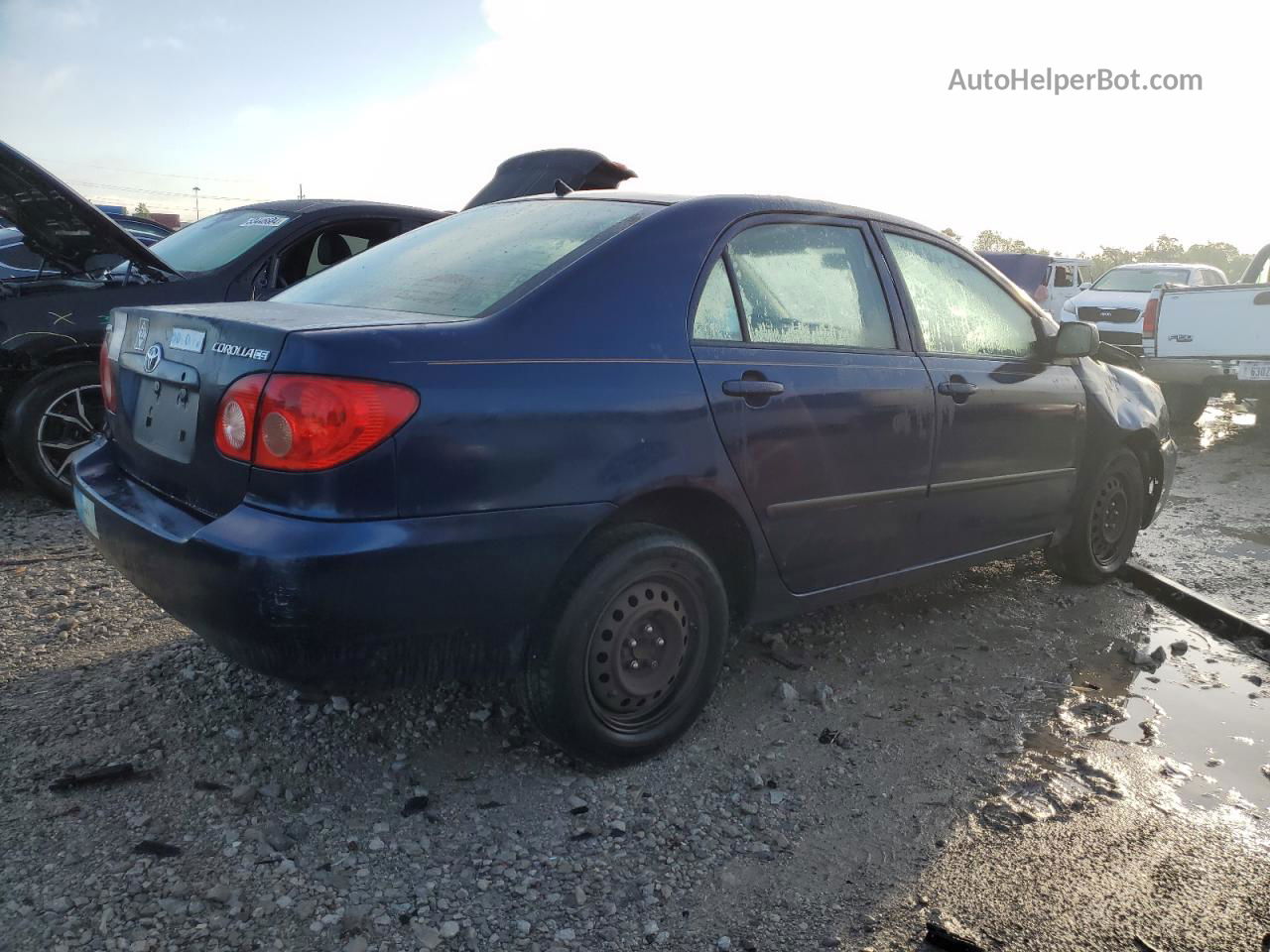 2008 Toyota Corolla Ce Синий vin: 2T1BR32E58C879330