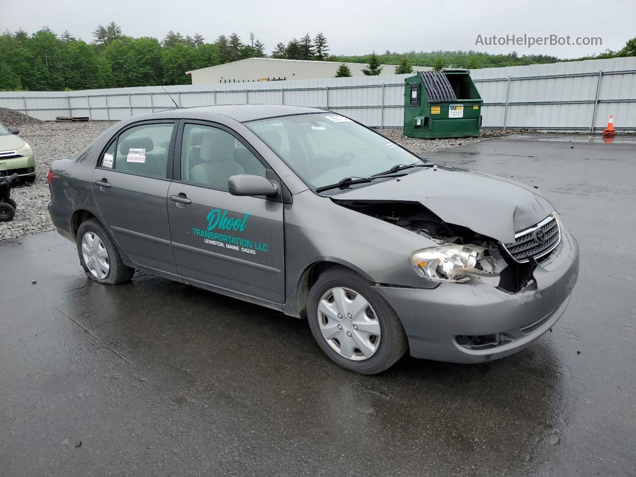 2008 Toyota Corolla Ce Silver vin: 2T1BR32E58C928316