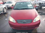 2003 Toyota Corolla Le Красный vin: 2T1BR32E63C089270