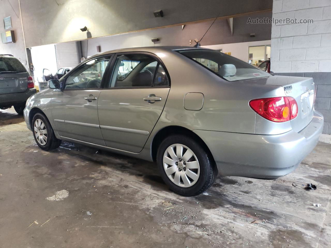 2003 Toyota Corolla Ce Gray vin: 2T1BR32E63C134885