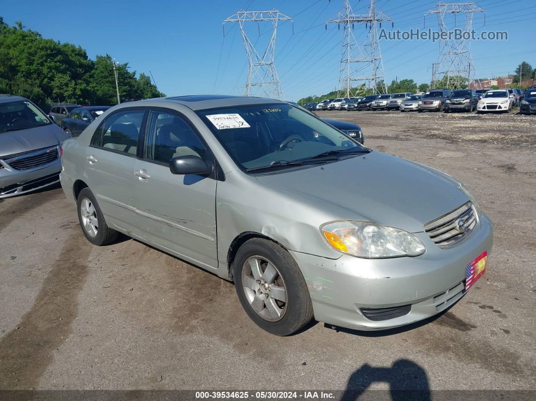 2004 Toyota Corolla Le Silver vin: 2T1BR32E64C183280