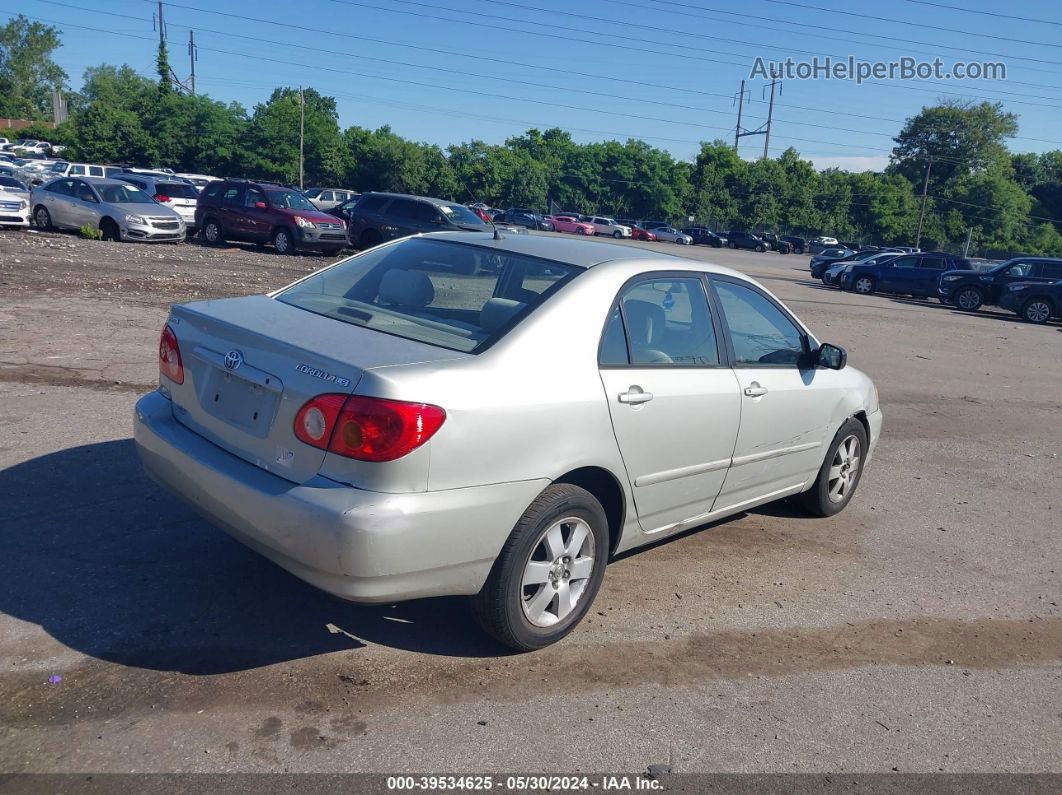 2004 Toyota Corolla Le Silver vin: 2T1BR32E64C183280