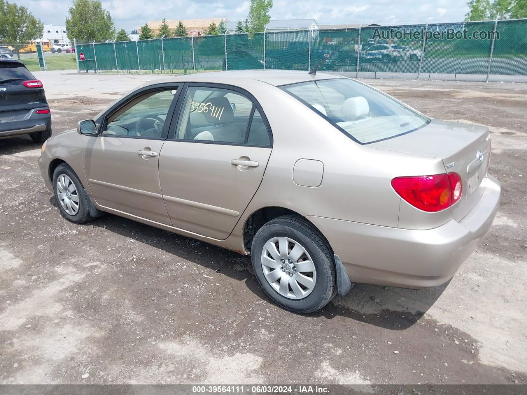 2004 Toyota Corolla Le Tan vin: 2T1BR32E64C202149