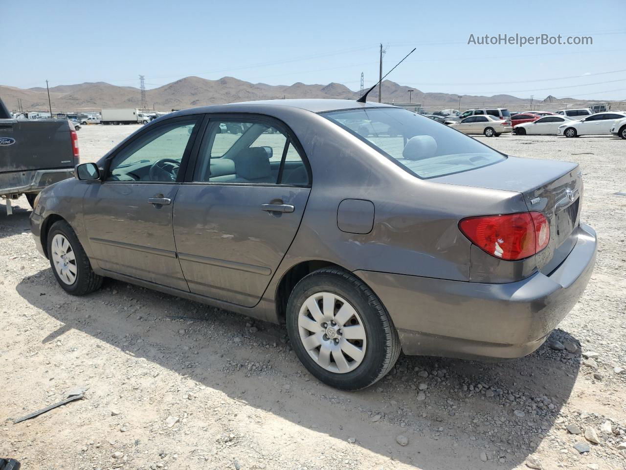 2004 Toyota Corolla Ce Silver vin: 2T1BR32E64C234468