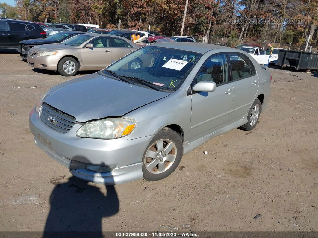 2004 Toyota Corolla Ce/s/le Silver vin: 2T1BR32E64C285632