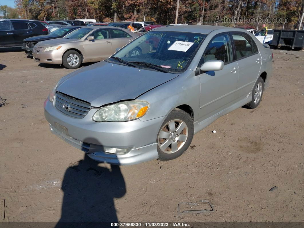 2004 Toyota Corolla Ce/s/le Silver vin: 2T1BR32E64C285632