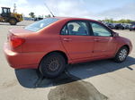 2004 Toyota Corolla Ce Red vin: 2T1BR32E64C309802