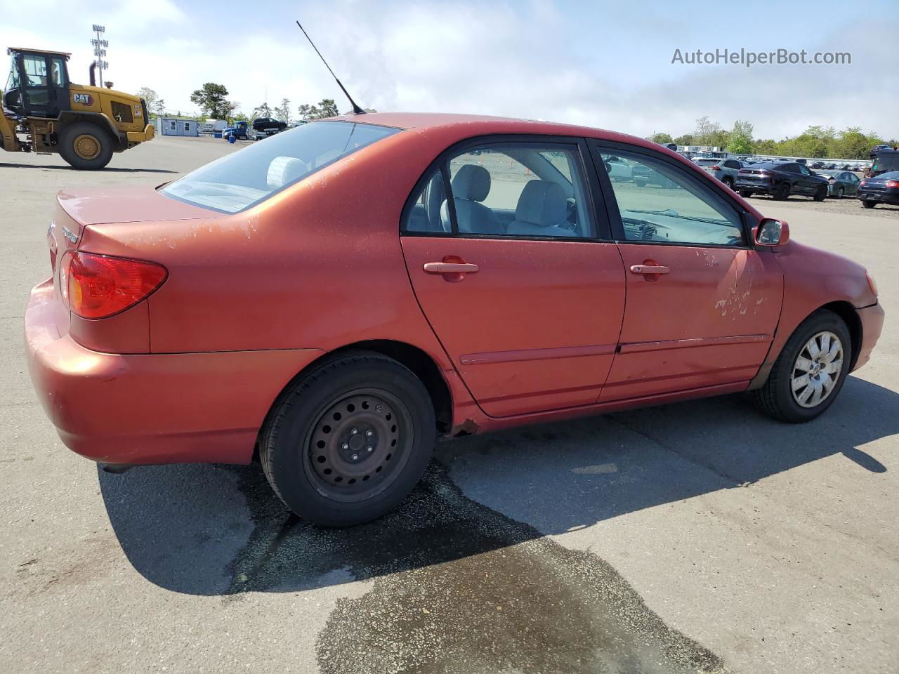 2004 Toyota Corolla Ce Красный vin: 2T1BR32E64C309802