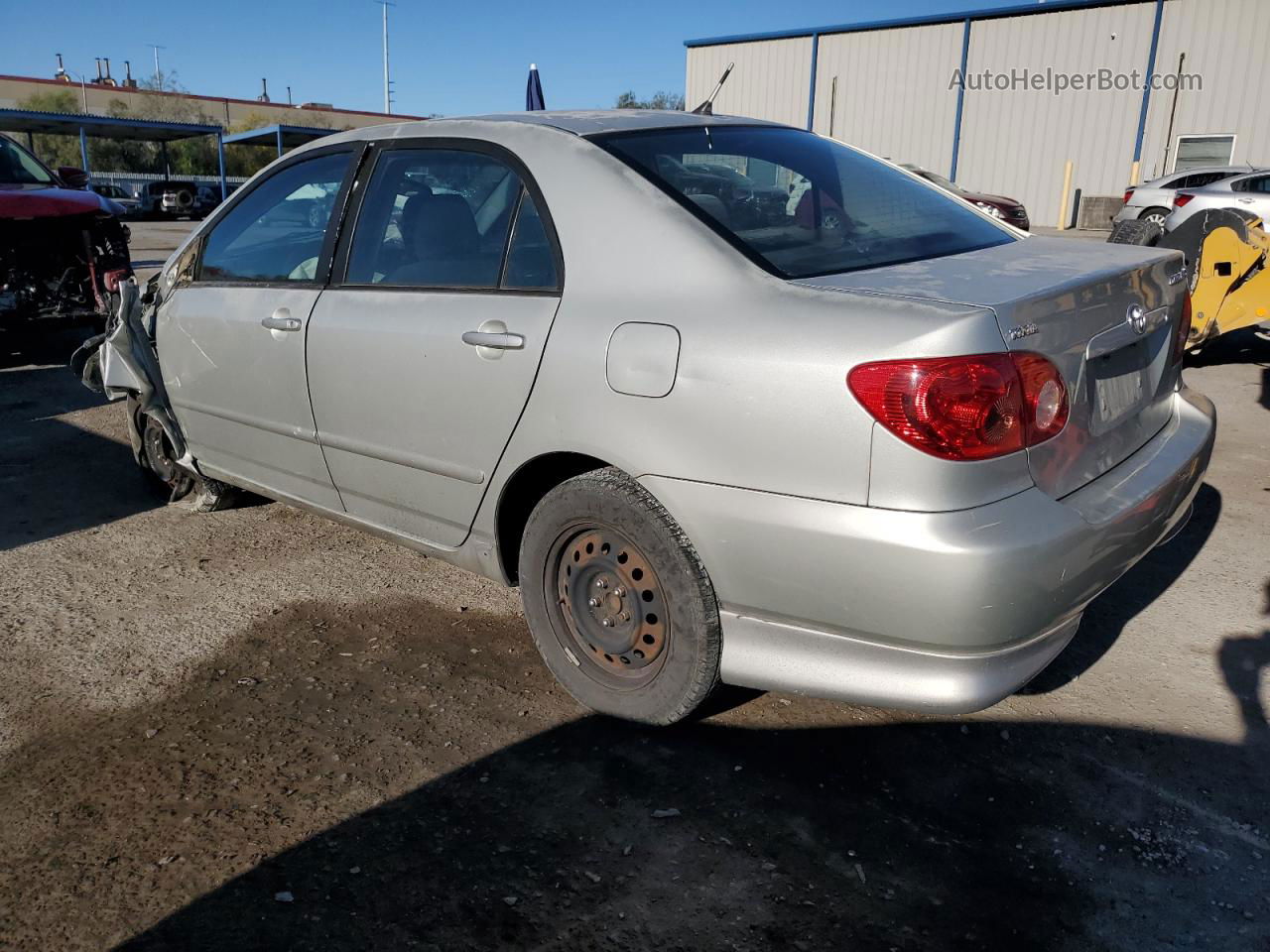 2004 Toyota Corolla Ce Silver vin: 2T1BR32E64C313414